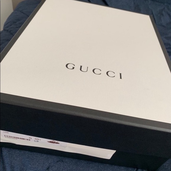 Gucci Rhyton Leather Sneaker with Wave -White - Picture 2 of 2